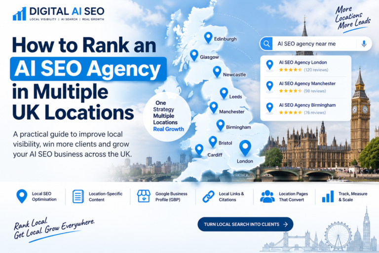 How to Rank an AI SEO Agency in Multiple UK Locations