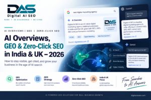 AI Overviews, GEO & Zero-Click SEO: A 2026 Visibility Playbook for India and the UK
